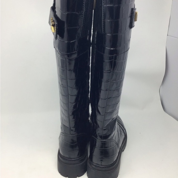 Michael Kors size 8 1/2 Stark crocodile leather combat boots - Picture 4 of 15